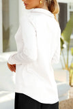 namcoverse Satin Puff Sleeve Blouse Tops