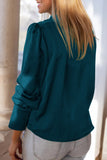 namcoverse Satin Puff Sleeve Blouse Tops