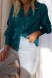 namcoverse Satin Puff Sleeve Blouse Tops