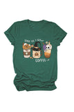 namcoverse Scary Til I Get Coffee Graphic T-shirt