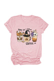 namcoverse Scary Til I Get Coffee Graphic T-shirt