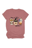 namcoverse Scary Til I Get Coffee Graphic T-shirt