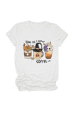 namcoverse Scary Til I Get Coffee Graphic T-shirt