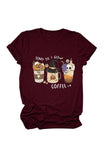 namcoverse Scary Til I Get Coffee Graphic T-shirt