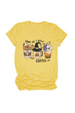 namcoverse Scary Til I Get Coffee Graphic T-shirt