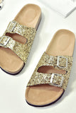 namcoverse Sequin Double-breasted Birkenstock Sandals