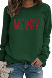 namcoverse Sequin MERRY Print Sweatshirt