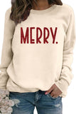 namcoverse Sequin MERRY Print Sweatshirt