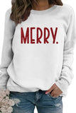 namcoverse Sequin MERRY Print Sweatshirt