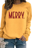 namcoverse Sequin MERRY Print Sweatshirt