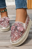 namcoverse Sequined Bow Flats