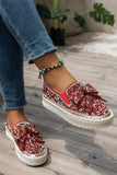 namcoverse Sequined Bow Flats