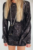 namcoverse Sequins Flares Sleeve Dress