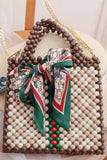 namcoverse Silk Scarf Handmade beaded bag