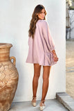 namcoverse Single-breasted Solid Color Loose Rompers