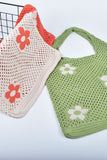 namcoverse Small Flower Hollow-out Crochet Bag