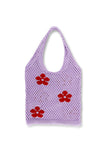 namcoverse Small Flower Hollow-out Crochet Bag