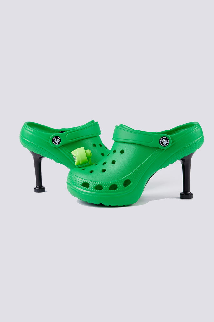 namcoverse Solid Color High Heel Clog