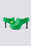 namcoverse Solid Color High Heel Clog