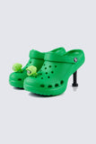 namcoverse Solid Color High Heel Clog