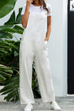 namcoverse Solid Color Sleeveless Long Pants Jumpsuits