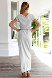 namcoverse Solid Color Strappy Irregular Dress