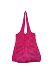 namcoverse Solid Hollow Out Knit Shoulder Bag