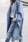 namcoverse Solid Lapel Long Coat