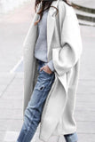 namcoverse Solid Lapel Long Coat