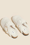 namcoverse Solid Plush Slip-on Flats