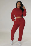 namcoverse Solid Sweatshirt Long Pants Suits