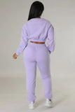 namcoverse Solid Sweatshirt Long Pants Suits