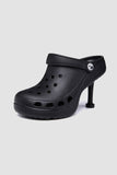 namcoverse Solid Color High Heel Clog