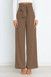 namcoverse Solid Color Wide Leg Suit Pants