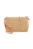 namcoverse Solid Handmade Straw Crossbody Bag