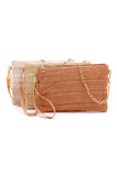 namcoverse Solid Handmade Straw Crossbody Bag