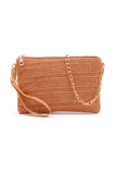 namcoverse Solid Handmade Straw Crossbody Bag