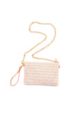 namcoverse Solid Handmade Straw Crossbody Bag