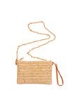 namcoverse Solid Handmade Straw Crossbody Bag