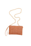 namcoverse Solid Handmade Straw Crossbody Bag