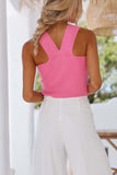 namcoverse Square Neck Solid Color Tank Top