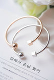 namcoverse Square Circle Minimalist Bracelet