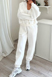 namcoverse Stand Neck Fleece Hoodie Long Pants Suits