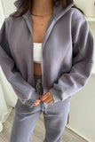 namcoverse Stand Neck Fleece Hoodie Long Pants Suits