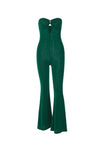 namcoverse Strapless Cutout Flares Long Pants Jumpsuits