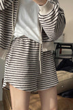 namcoverse Striped Casual Loose Shorts