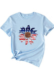 namcoverse Sunflower Flag Print T-shirt