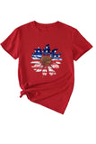 namcoverse Sunflower Flag Print T-shirt