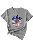 namcoverse Sunflower Flag Print T-shirt