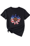 namcoverse Sunflower Flag Print T-shirt